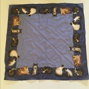 Cat Print Scarf